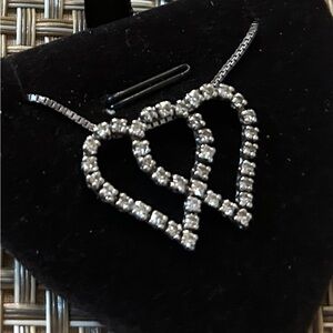 Elegant Silver Heart Pendant Necklace